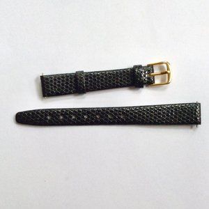Hadley Roma Black Leather watch bands